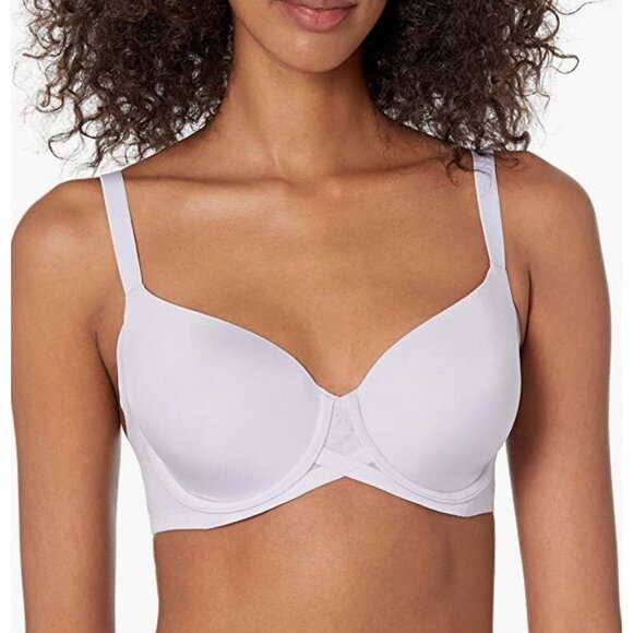 Wacoal Ultimate Side Smoother Underwire T-Shirt Bra PURPLE HEATHER Size 30DDD - Picture 1 of 11